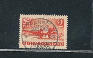 Postimerkki 1938 Post. 2 mk loistoleima