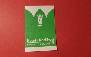 TT-etiketti Hotelli Kestihovi, Kerava