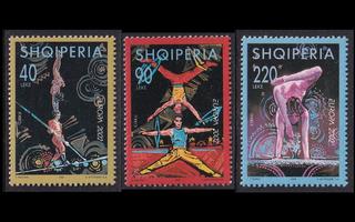 Albania 2866-8 ** Europa sirkus (2002)