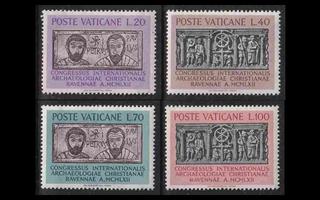 Vatikaani 408-11 ** Kristillinen arkeologiakongressi (1962)