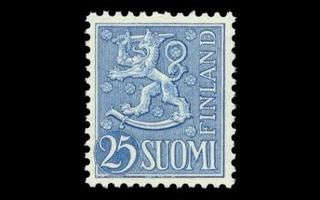 433 ** Leijona 25 mk sininen (1954)