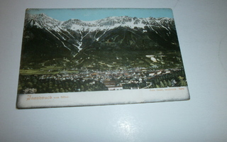 Innsbruck vom Silltal, vanha väripk, ei p.