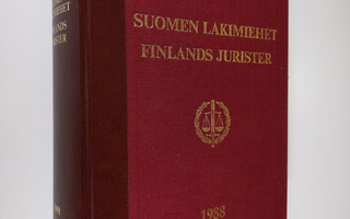 Jaana (vastaava toim.) Tolonen : Suomen lakimiehet 1988 =...