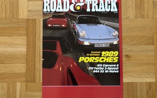 Esite Porsche 964 911 Turbo, 944 1989 - lehti Road and Track