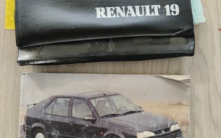 Renault 19 manuaali/ohjekirja