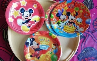 Disney paperi lautaset lasten juhliin