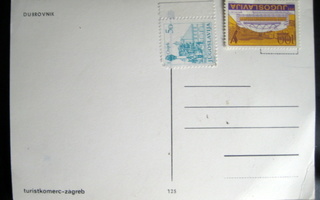 JUGOSLAVIJA postikortti 2-kuvaa (kulkematon)(62)