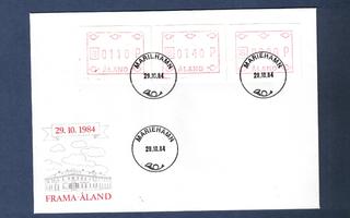 FDC...Åland..Frama 29.10.1984