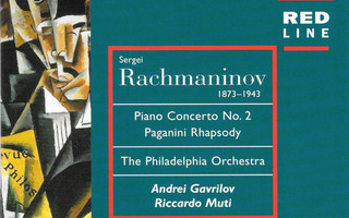 Rachmaninov - 2. Pianokonsertto & Paganini Rhapsody cd