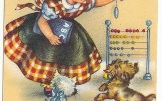Tyttö, koira ja kissa - kulk. 1959