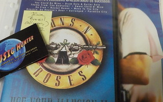 GUNS N ROSES - USE YOUR ILLUSION II DVD + FANILEHTI