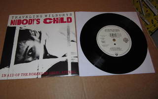 Traveling Wilburys 7" Nobody`s Child, PS v.1990 MINT!