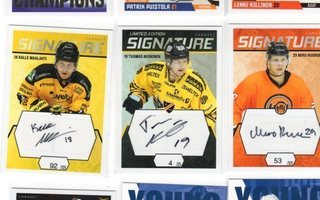 2021-22 Cardset LIMITED Signature #  Tuomas Kiiskinen /25