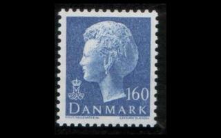 Tanska 683 ** Margrethe 160 öre sininen (1979)