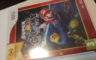 Nintendo Wii Super Mario Galaxy UUSI muoveissa