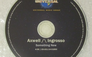 Axwell Ingrosso • Something New PROMO CDr-Single