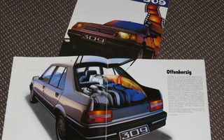 1986 Peugeot 309 PRESTIGE esite - ISO - KUIN UUSI