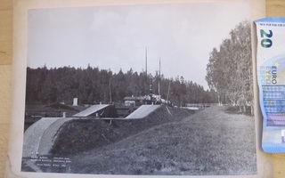 VANHA Valokuva Saimaan Kanava Rättijärvi Sulku Laiva 1890
