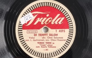 Savikiekko 1953 - Veikko Tuomi - Triola T 4095