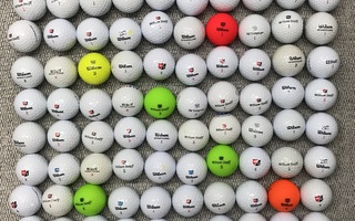 Golfpalloja, 80 kpl, käytettyjä, Wilson