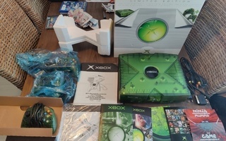 Xbox green crystal CIB