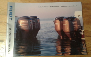 Yamaha perämoottorien esite 2004, koko A4 36 sivua
