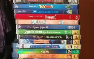 DVD-paketti, Disney ja muuta (23 kpl)