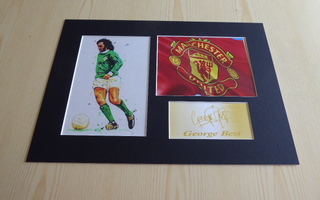 George Best Manchester United valokuvat paspis A4