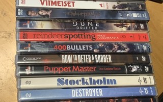 20kpl sekalainen erä uusia DVD-elokuvia