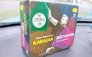 6 SACD KARAJAN / BEETHOVEN THE SYMPHONIES  ( SIS POSTIKUL)