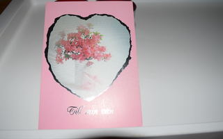 postikortti (A) kukka kukkamaljakko ruotsinkielinen