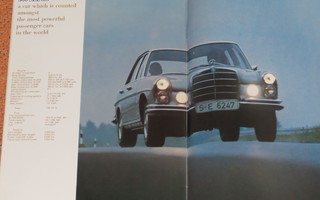 1969 Mercedes-Benz mallisto esite - 36 siv - 600 280 SL 300