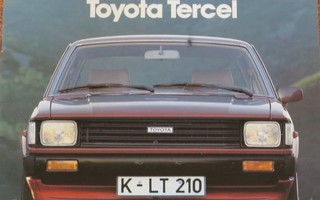 1981 Toyota Tercel esite - KUIN UUSI - 20 sivua