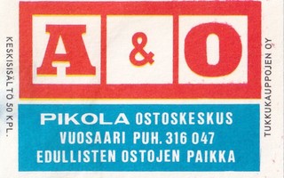 Vuosaari, Pikola ostoskeskus,  A&O b424