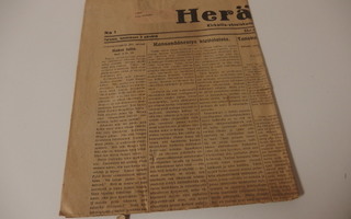 Herättäjä lehti  ,   vuodelta 1932, tammikuun  2.pvä