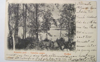 VANHA Postikortti Kotka 1902