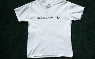 Sentenced valkoinen t-paita bändipaita logolla