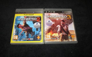 PS3: Uncharted 1 ja 2