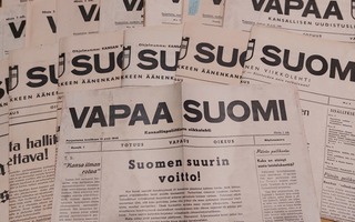 Vapaa Suomi 1940 - 22 lehteä!