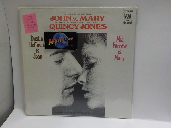 QUINCY JONES - JOHN AND MARY EX+/EX+ LP OST - Huuto.net