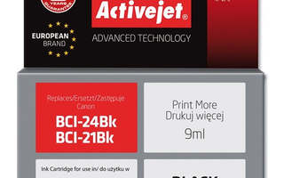 Activejet AC-24BN ink (replacement for Canon BCI