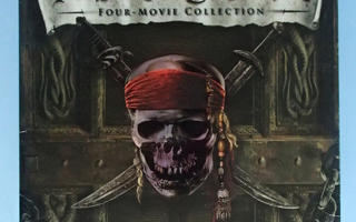 pirates of the caribbean dvd boksi 4 dvd