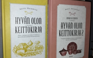 Hyvän olon keittokirja 1 ja 2 - Antti Heikkilä