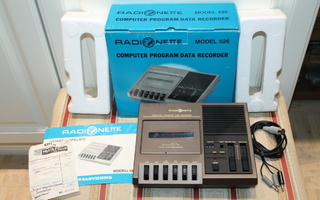 Vintage soitin tietokone tallentava kasettidekki RADIONETTE