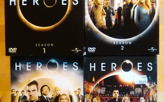 Heroes 1-4 tuotantokaudet Koko Sarja
