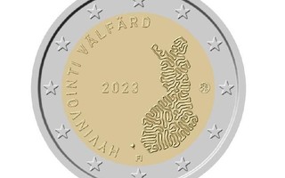 Suomi 2023 2 euro CC Hyvinvointi UNC