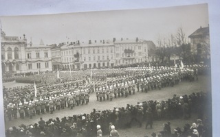 Valokuva Viipuri 1919 Suojeluskunta Vapaussota 1. Vuosipäivä