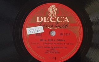 Savikiekko 1953 - Pertti Junna ja Metrotytöt - Decca SD 5237