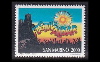 San Marino 1662 ** Festivalbar (1996)