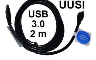 UUSI USB 3.0 KAAPELI 2 m. - ILMAINEN TOIMITUS